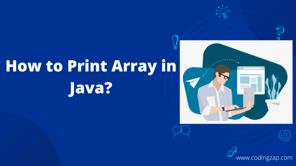 how to print an array in java