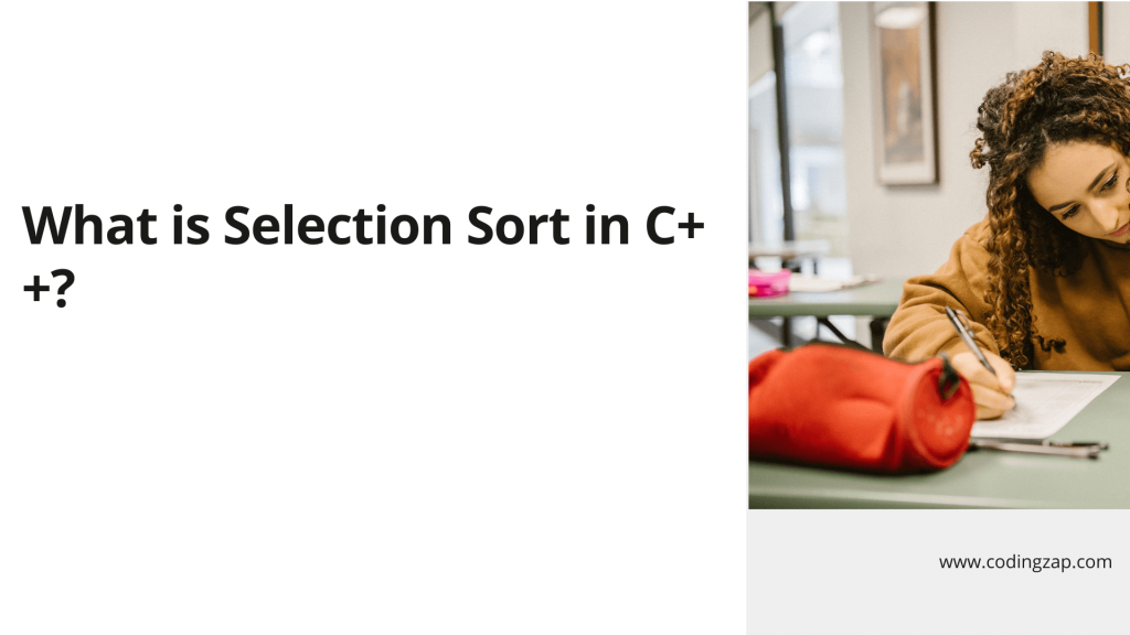 Selection Sort in C++